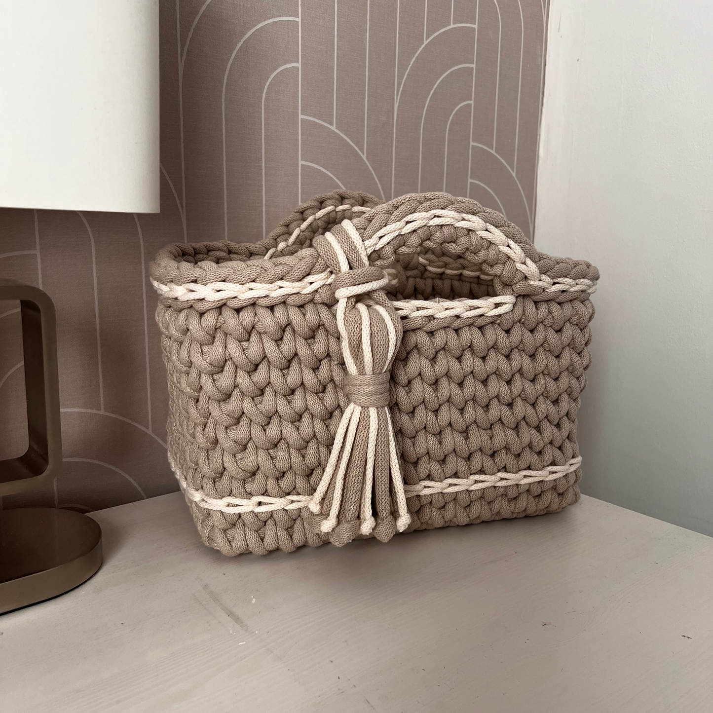 Boxed Crochet Basket