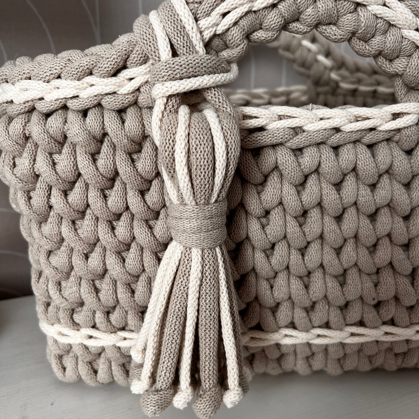 Boxed Crochet Basket