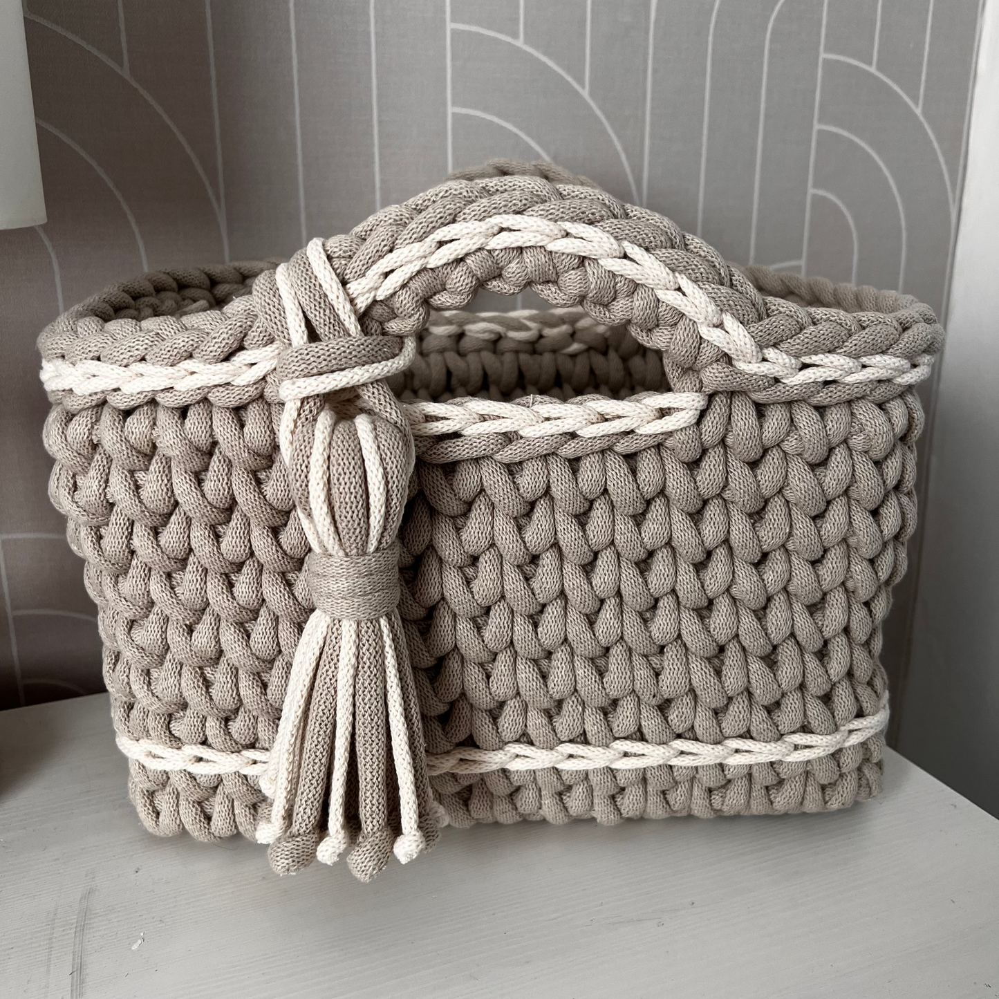 Boxed Crochet Basket