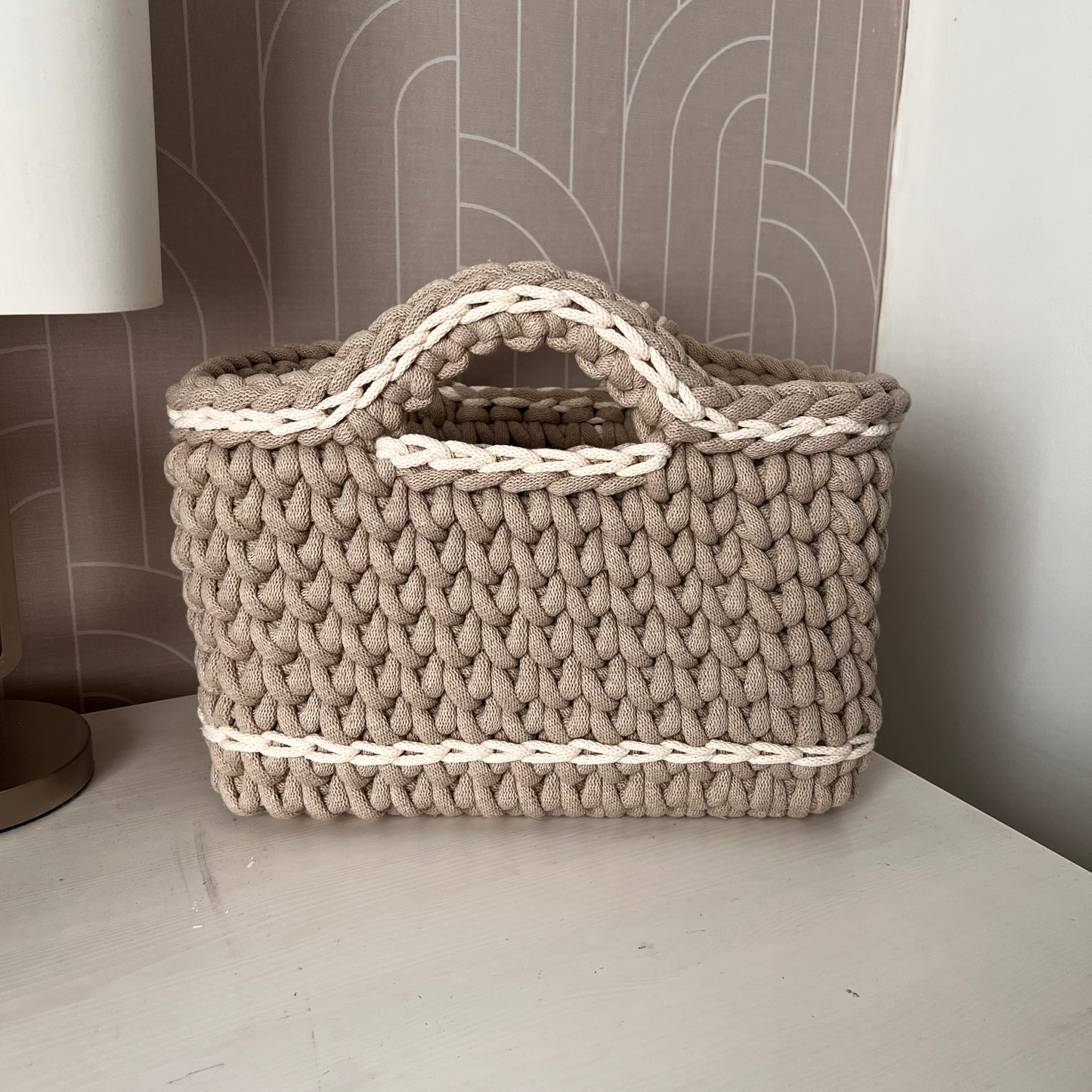 Boxed Crochet Basket