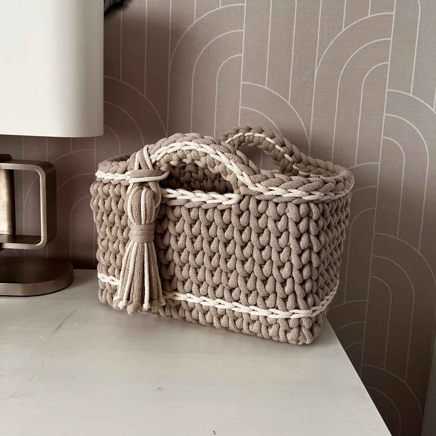 Boxed Crochet Basket