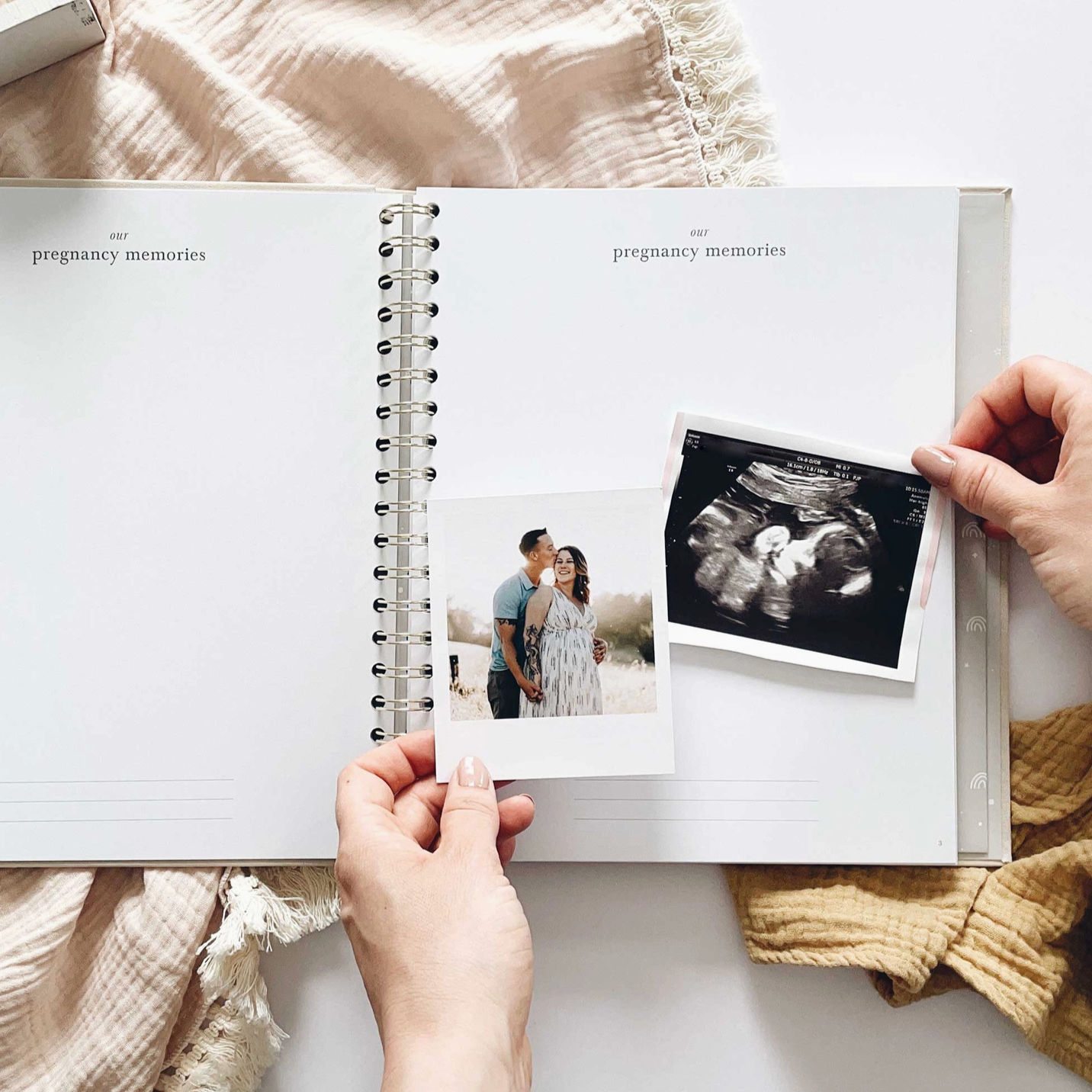 My Baby Book Safari Keepsake Memory Book + Box