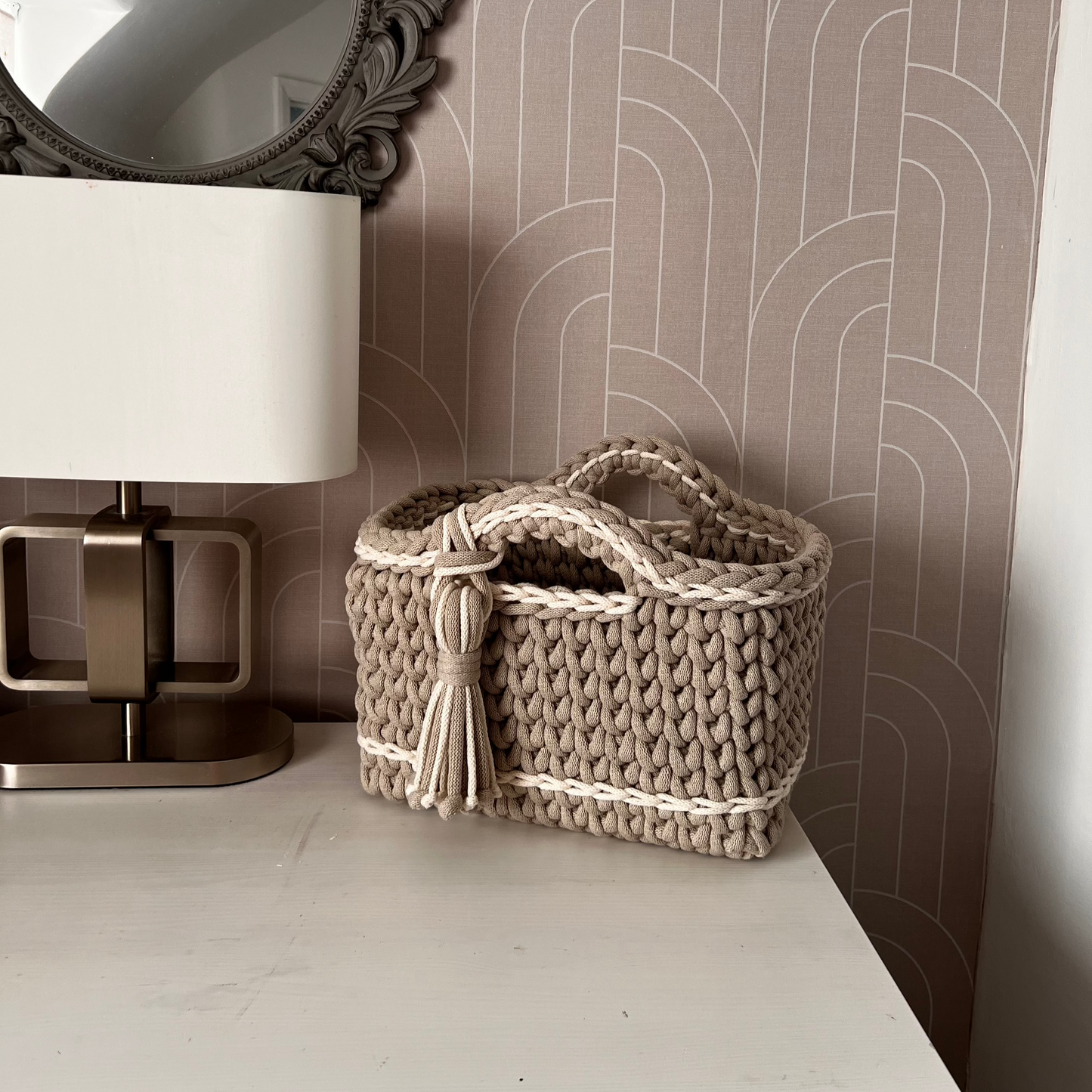 Boxed Crochet Basket