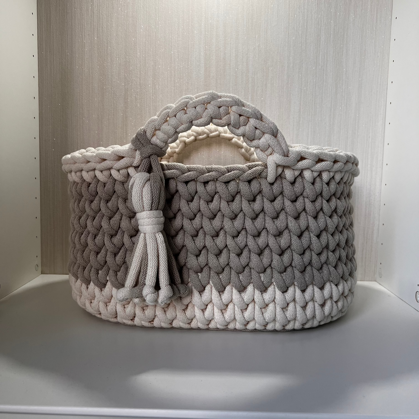 Crochet Nappy Caddy